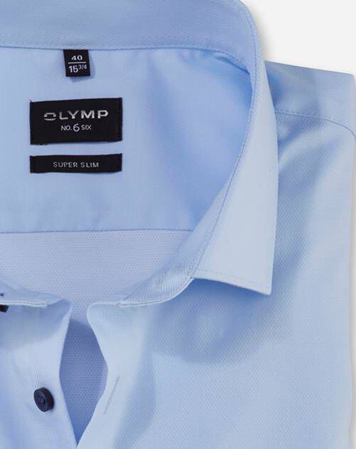 OLYMP| Herren Hemd NO. SIX Super Slim Fit Langarm