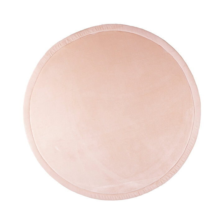 Ronde speelmat - Jip Roze | Wasbaar