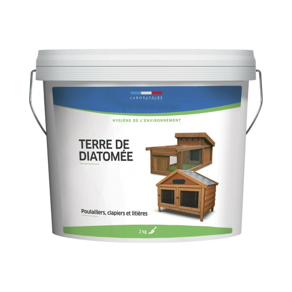 Terre de diatomée, seau de 2 kg basse cour