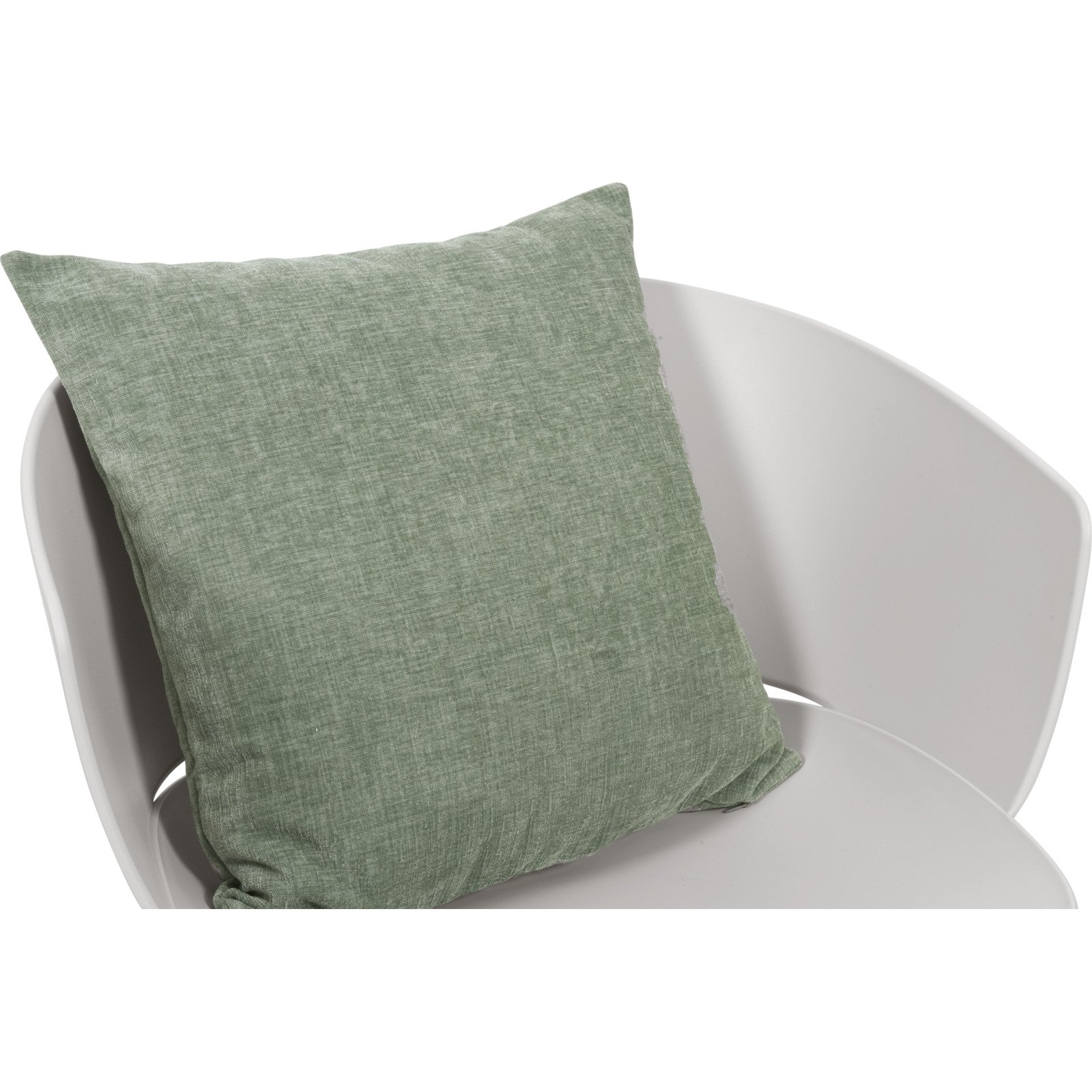 Zierkissenhülle Chenille 45 x 45 cm olive