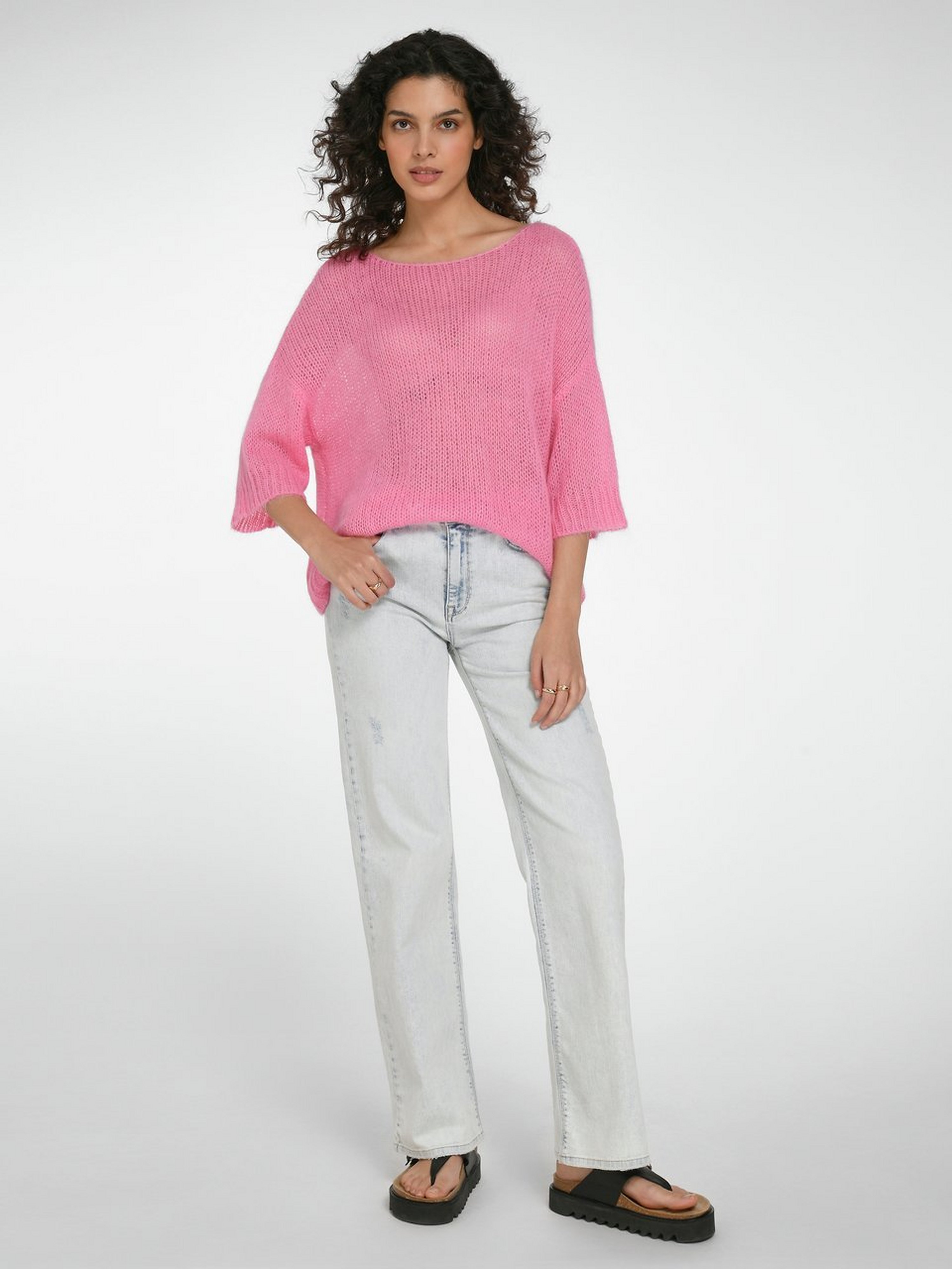 Wide Leg-Jeans Modell Kira Long Stitch