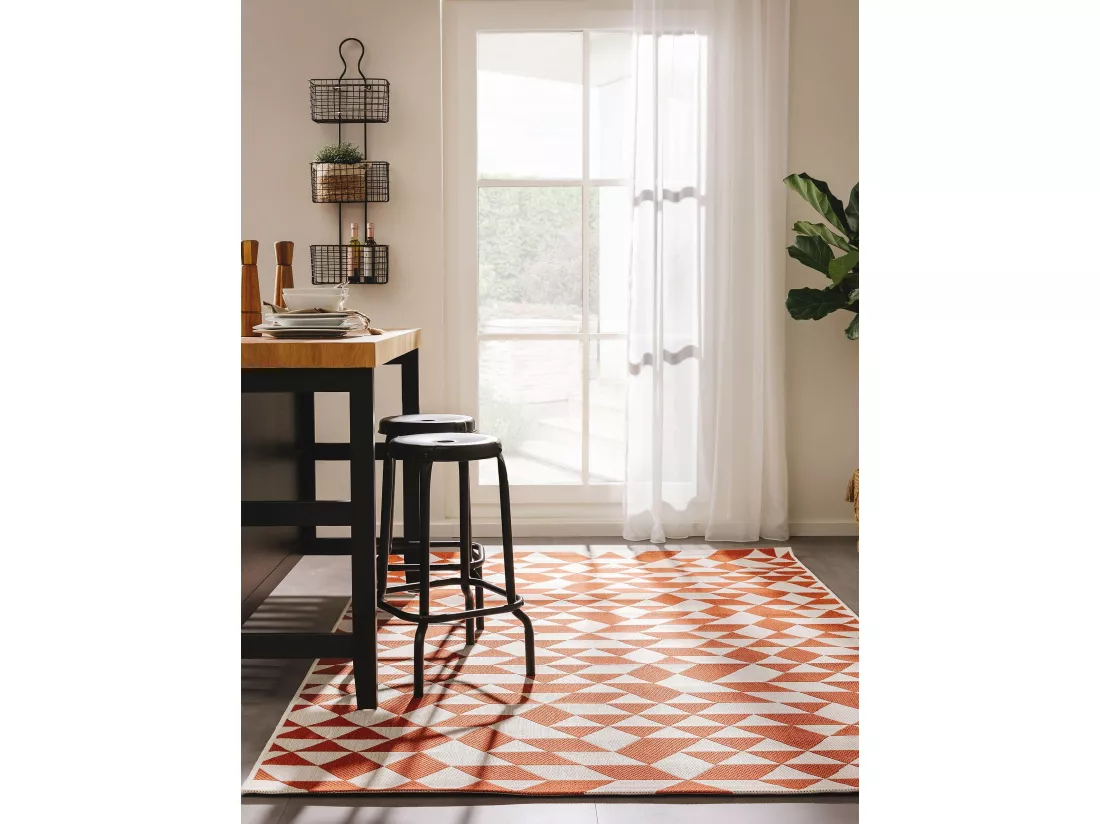 Tapis d'extérieur & intérieur Cleo Orange 160x230 cm