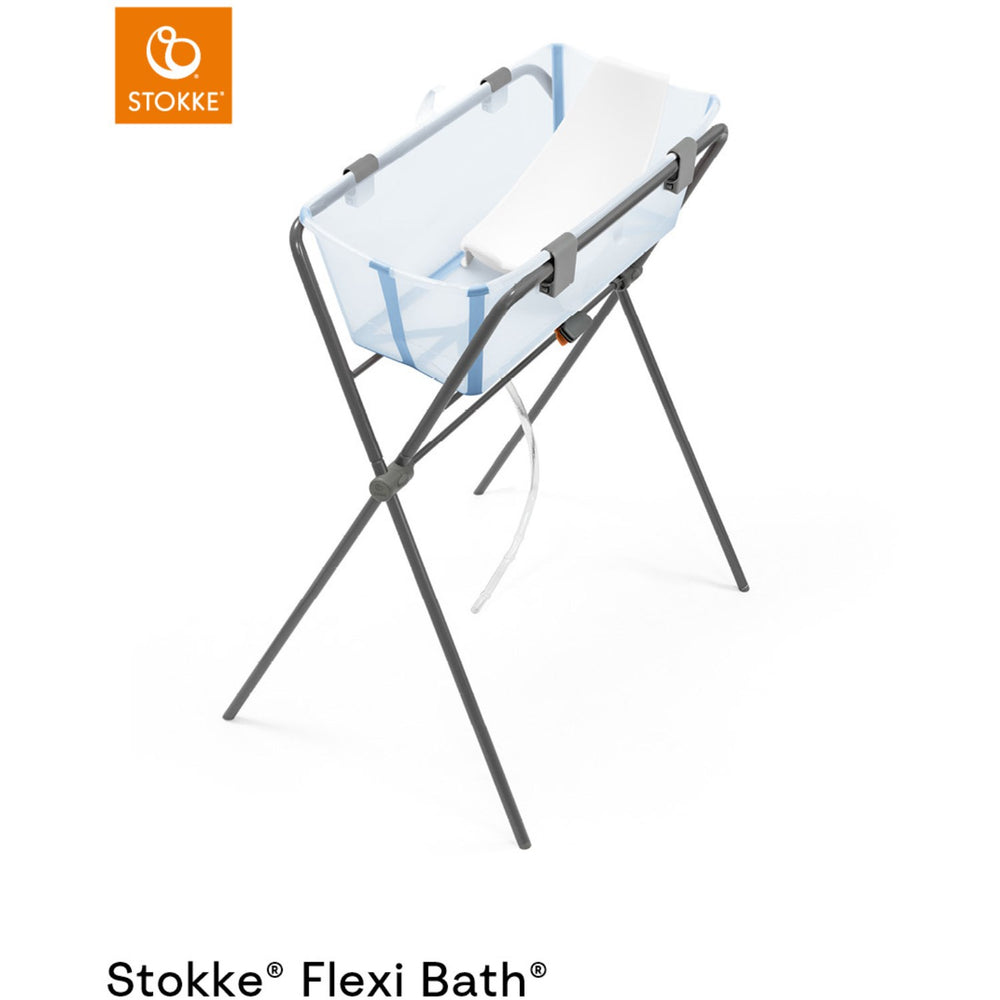 Køb Stokke® Ocean Blue Flexi Bath® V2 + Newborn Sæt Bundle