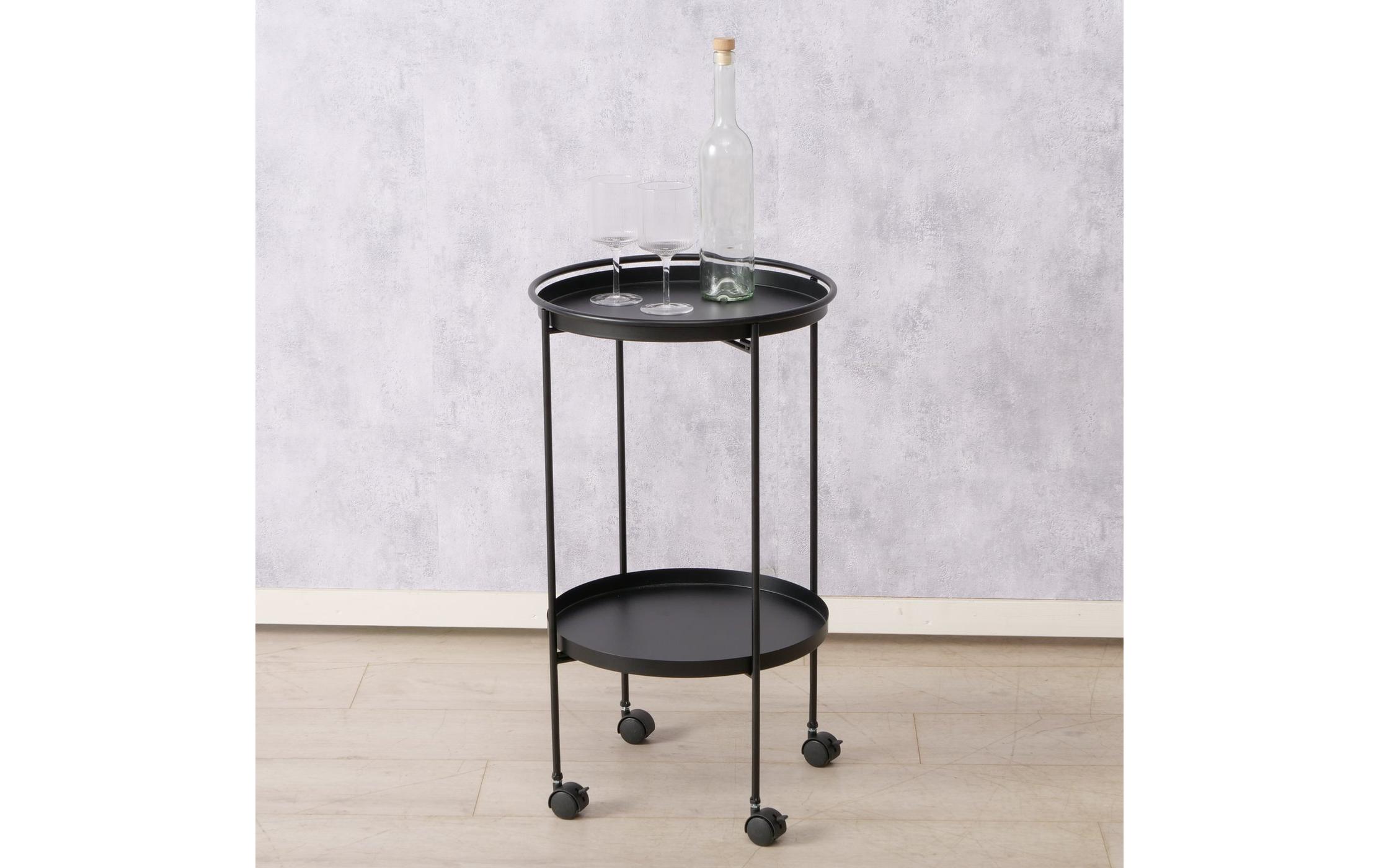 Beistelltisch Alfonso 40 x 71 cm, SchwarzCouchtisch