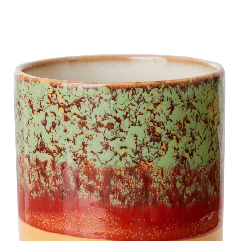 HKliving 70's Ceramic voorraadpot yeti