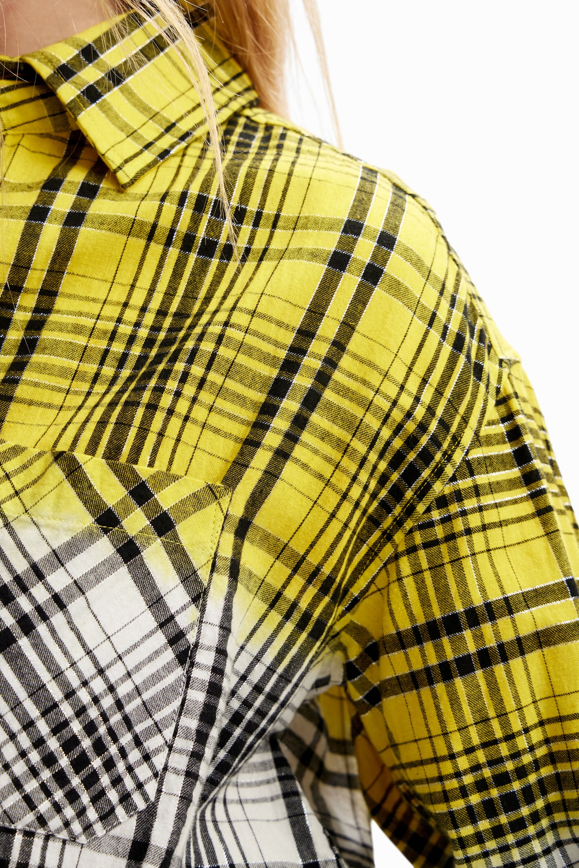 Chemise carreaux dégradé