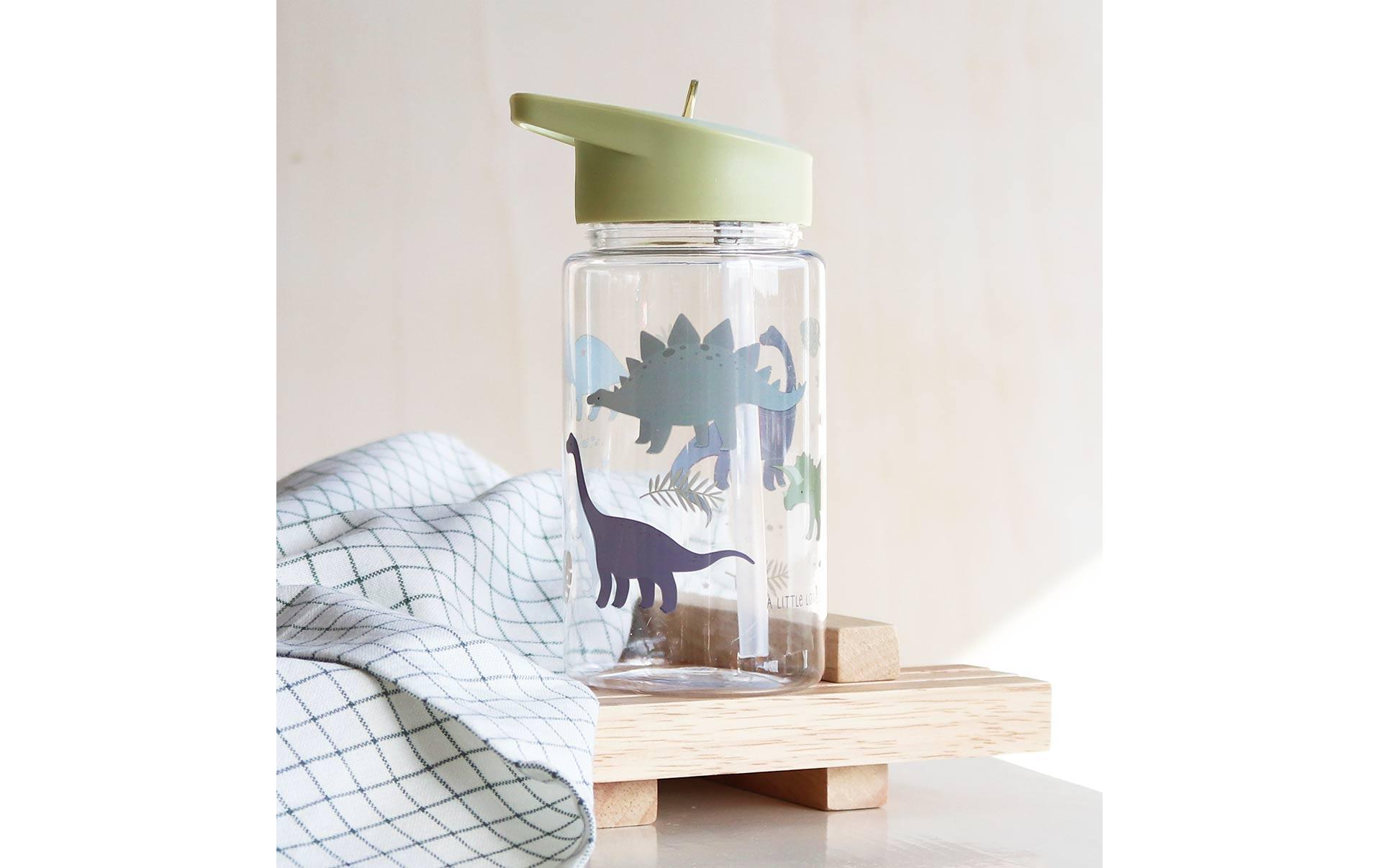 Trinkflasche Dinosaurier 450 mlTrinkflasche mit praktischem Auslaufschutz