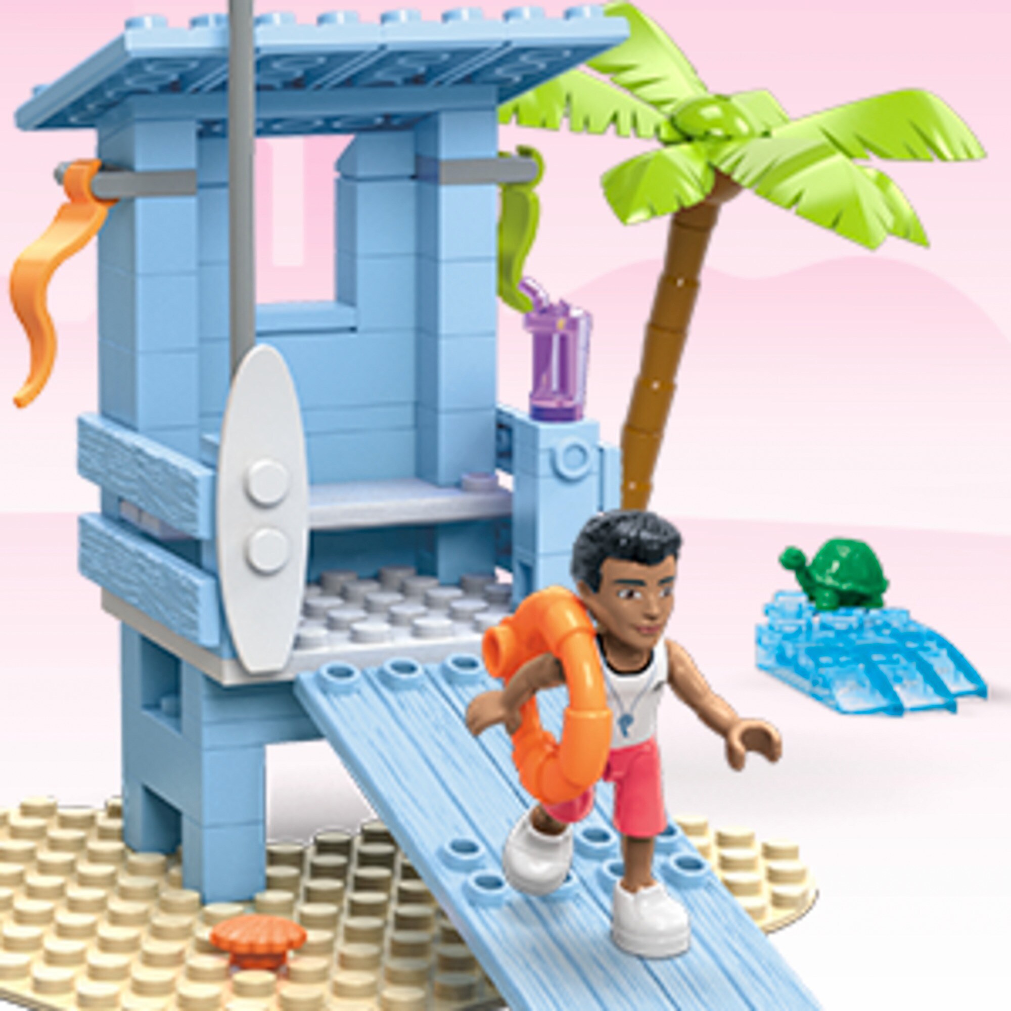 Mattel Konstruktionsspielzeug MEGA Barbie Traum-Boot