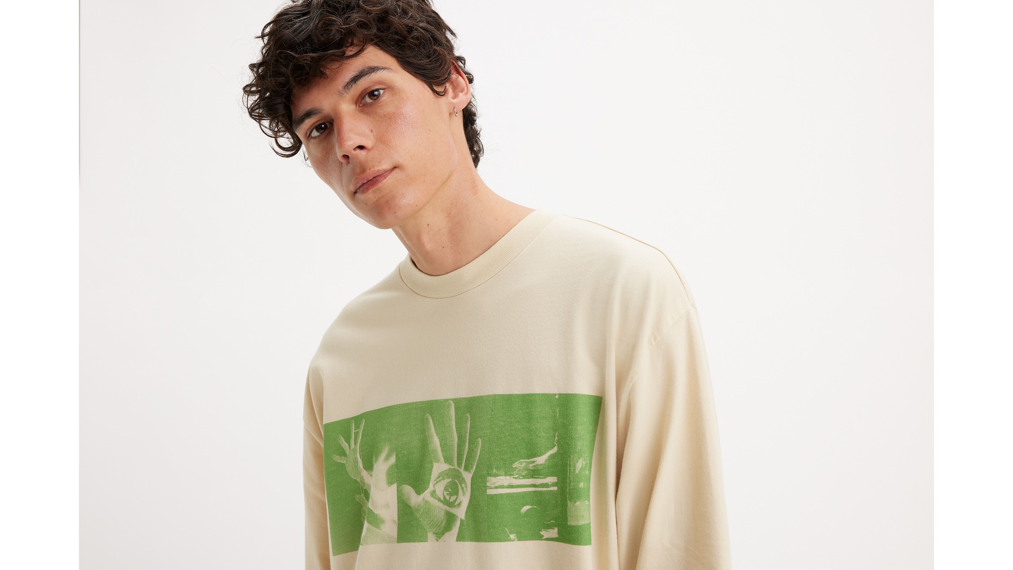 Levi's® Skateboarding t-shirt graphique Boxy - Roemello Hands Green - Multicolore