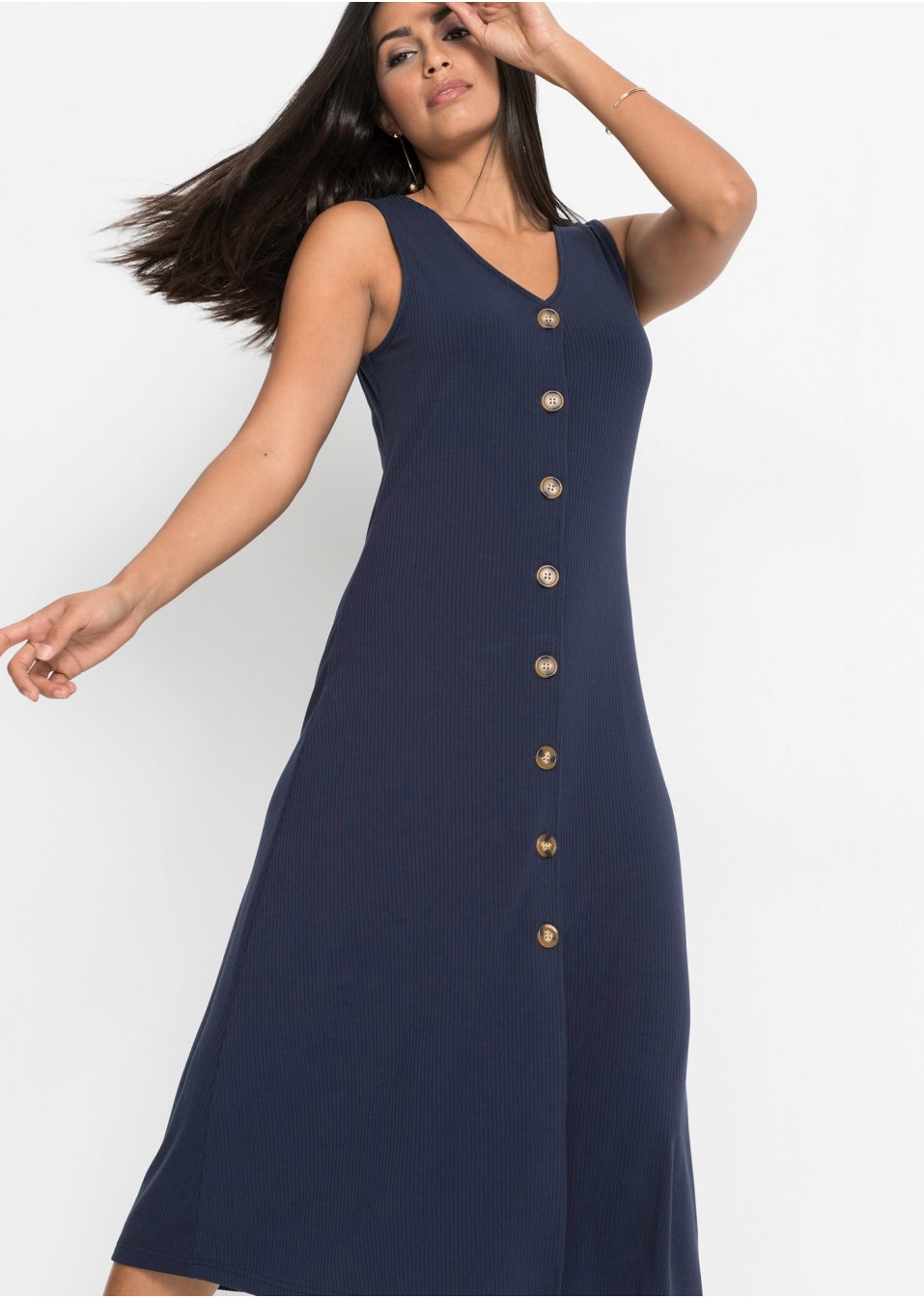 Robe estivale à boutons