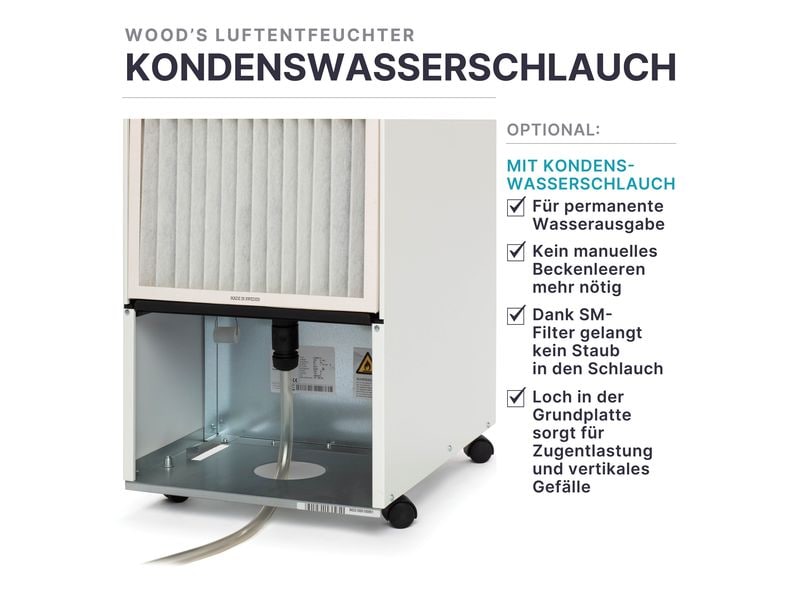 Wood's Entfeuchter SW59-FM (276 m²) Luftentfeuchter