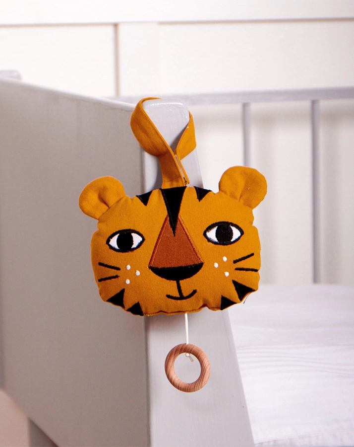 Spieluhr TIGER in braun