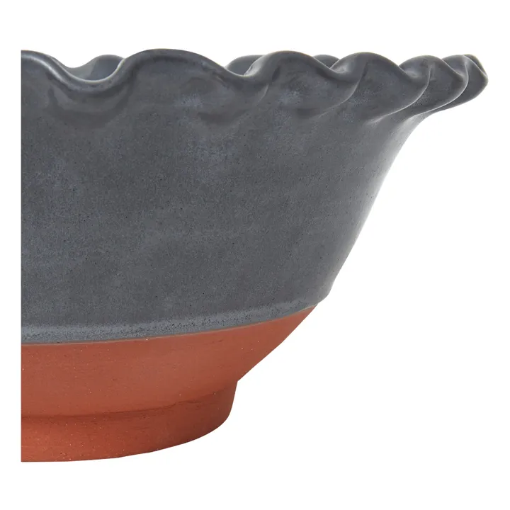 Perla Valtierra Saladier Lola en argile | Gris foncé