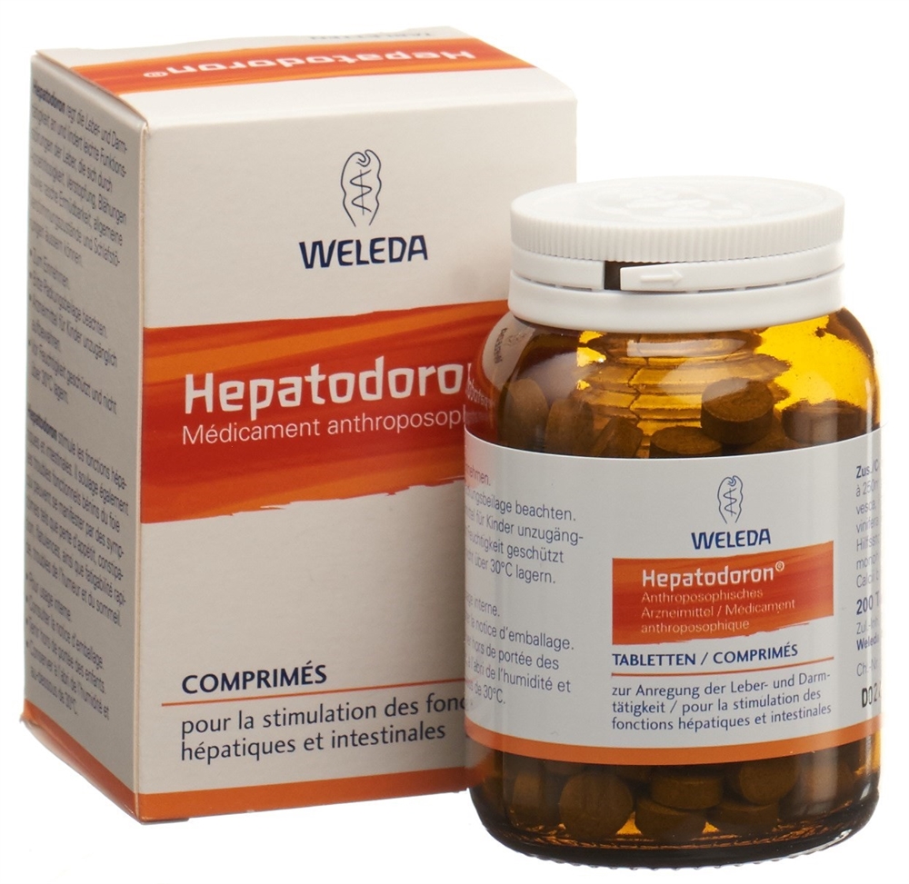 HEPATODORON Tabl Glas 200 Stk