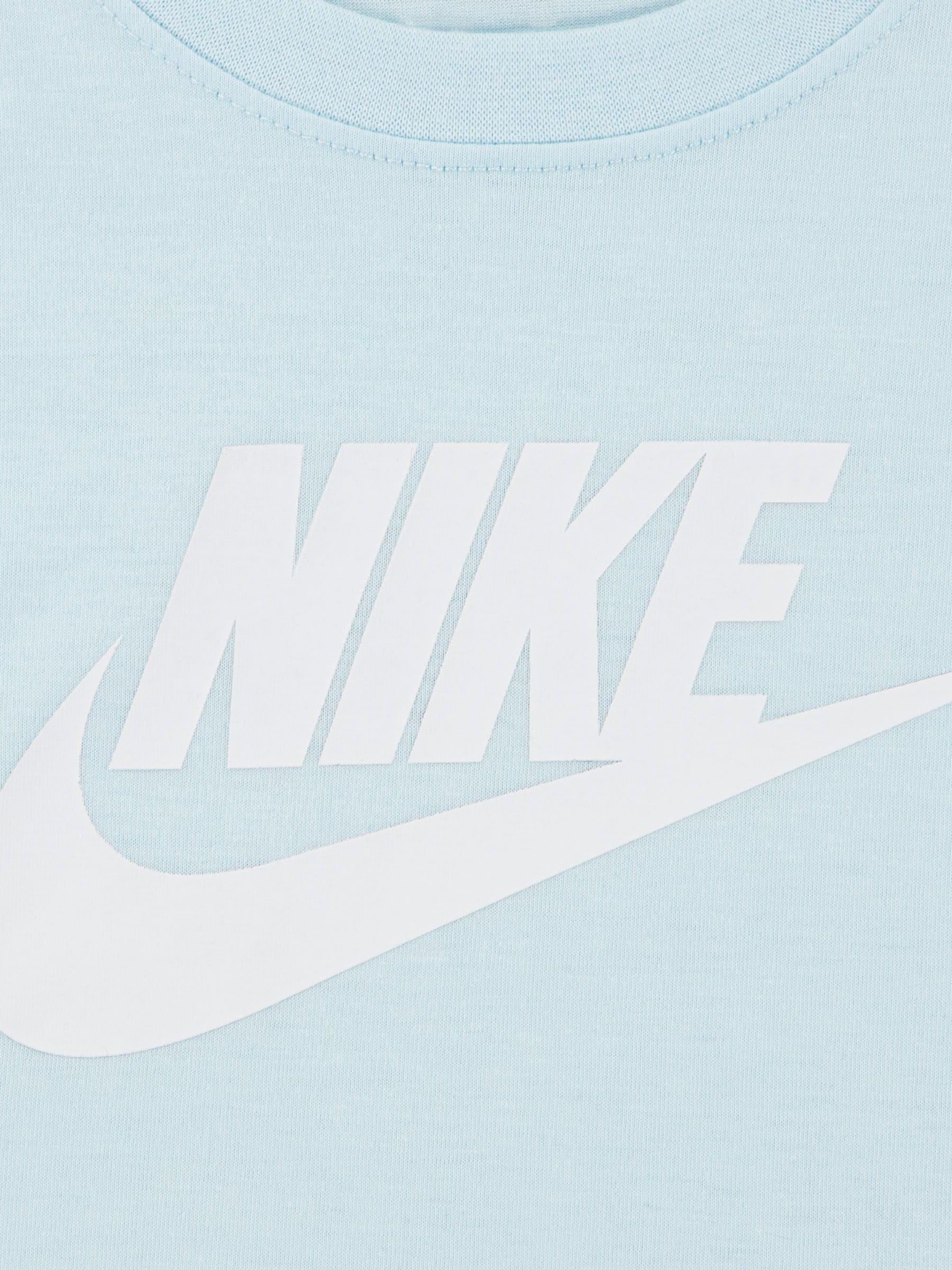 Blauw - Nike Little Kids Club set van T-shirt en short