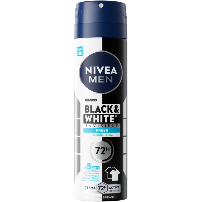 NIVEA Men black & white fresh deodorant spray
