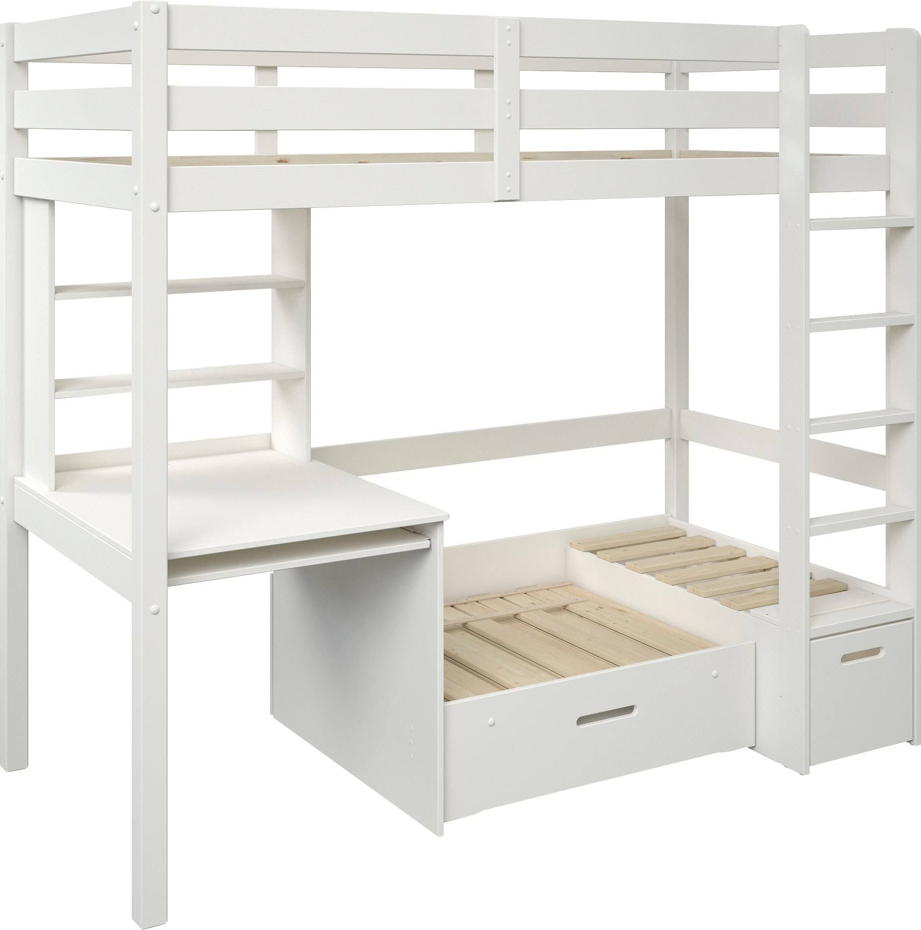 Etagenbett LÜTTENHÜTT HENNE' TOPSELLER Hochbett Ideal für kleine Räume
