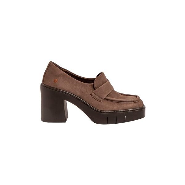 Art para Mulher Mocassins de Couro Castanho 1972 36