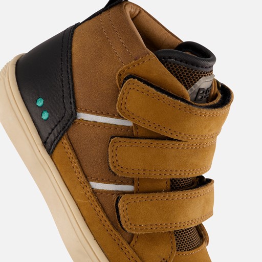 BunniesJR Velcro Sneakers cognac Leer