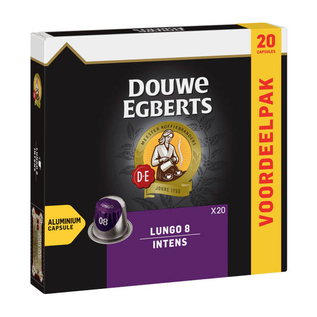 Douwe Egberts Lungo Intens koffiecups voordeelpak 20 stuks