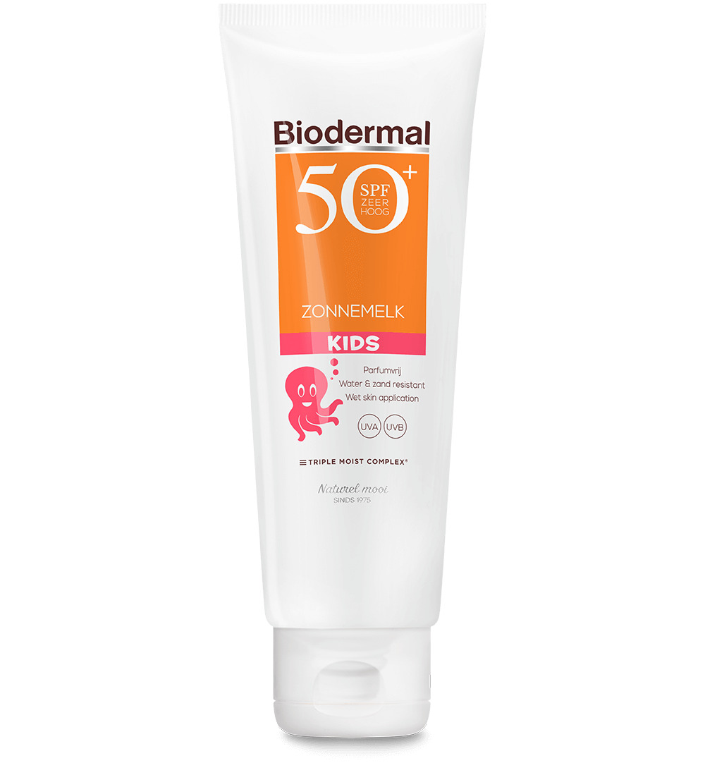 Biodermal Zonnemelk kids SPF50+ (125 ml)