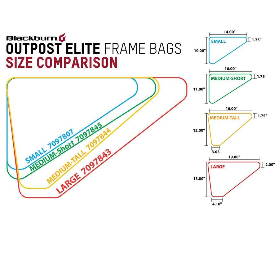 Blackburn Outpost Elite Frametas Small 3.4 L Zwart/Grijs