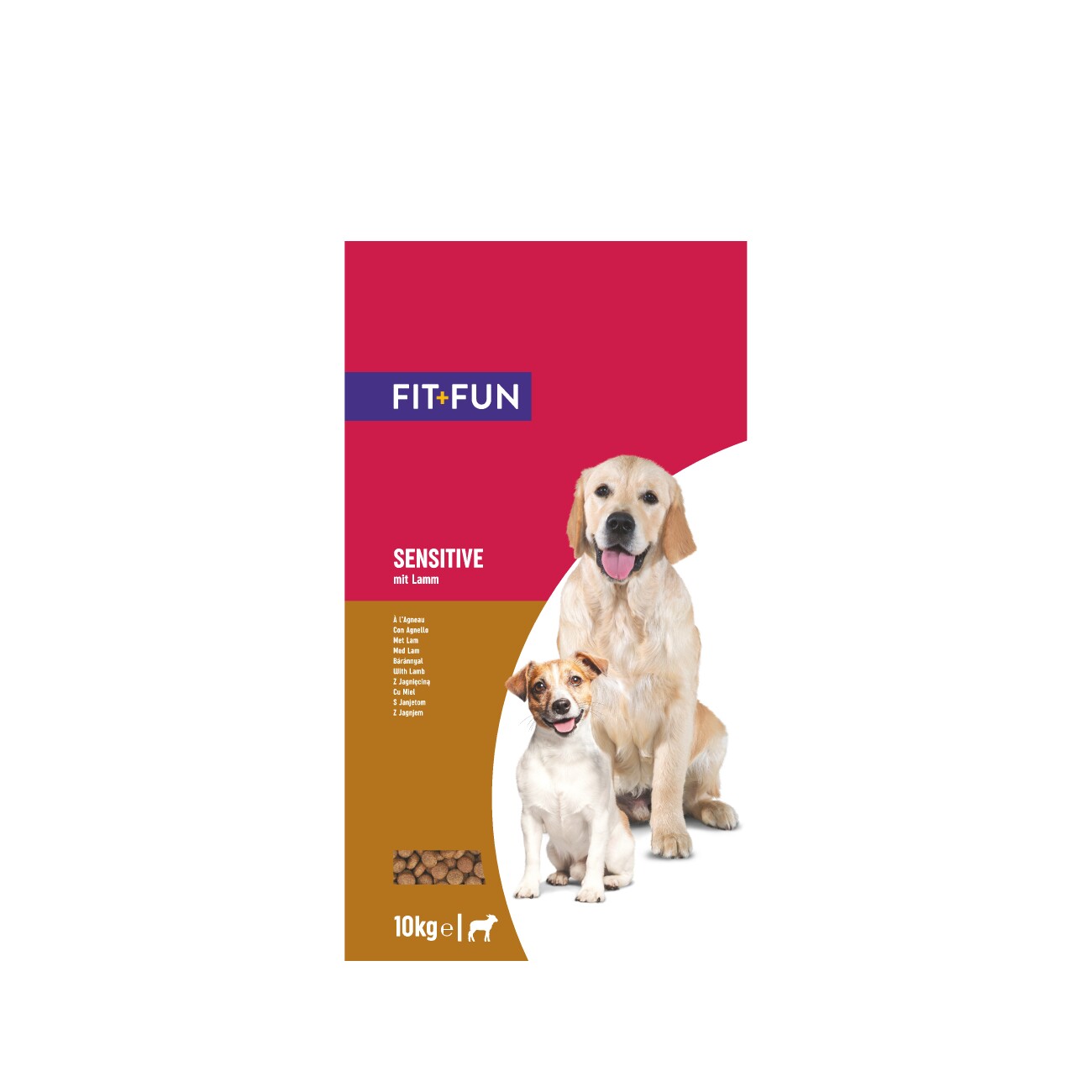 FIT+FUN Trockenfutter Hund Adult Sensitive mit Lamm 3 kg