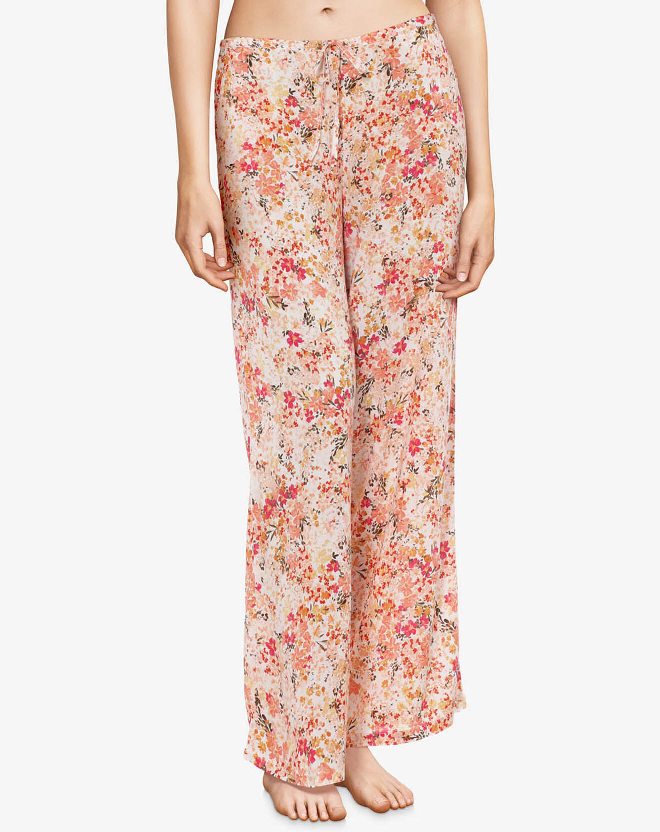 Passionata Pantalon de pyjama Leny imprimé fleurs rose