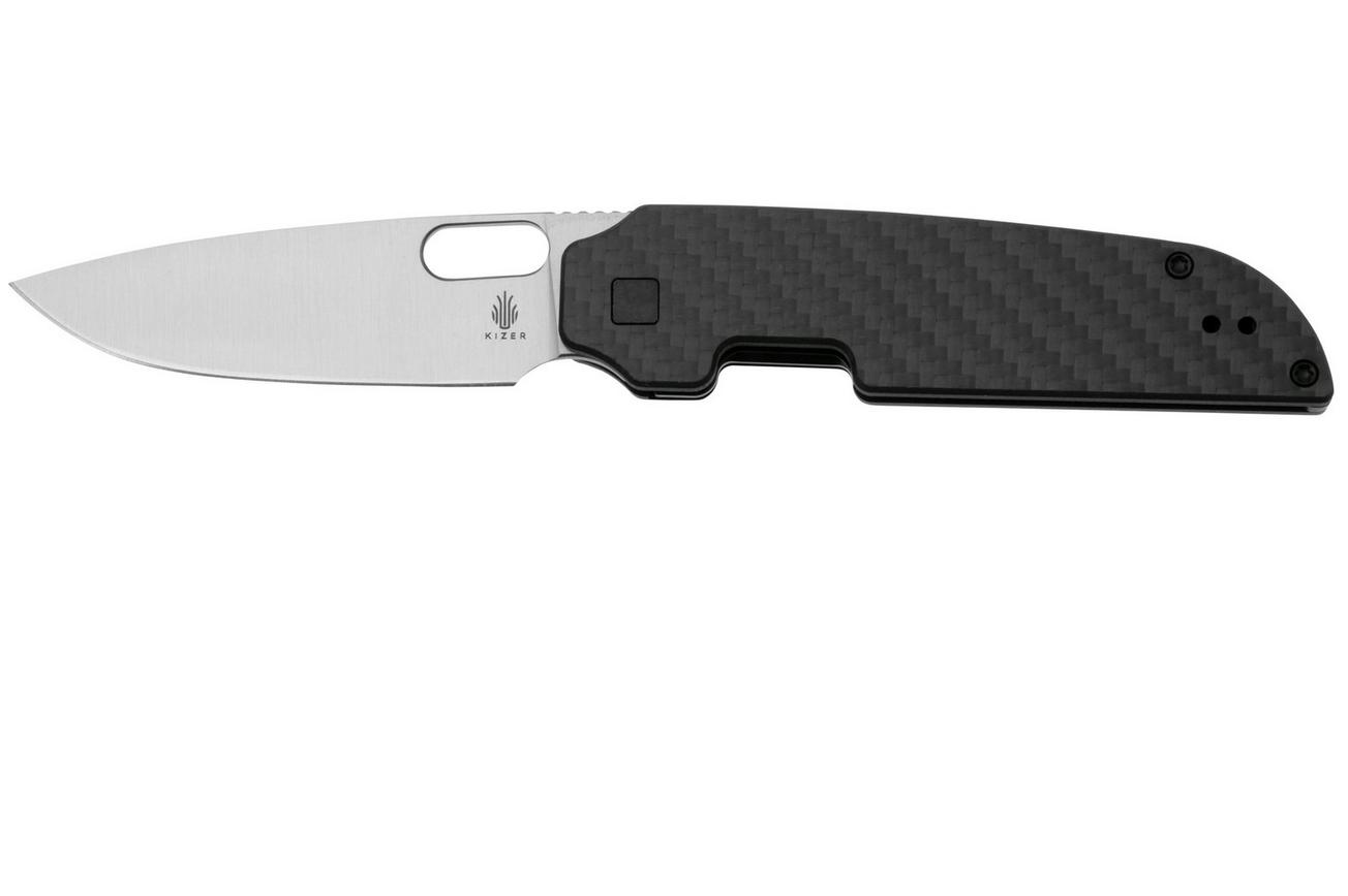 Kizer Vanguard Varatas V3637A2 Satin Nitro V, G10 Carbon Fiber, zakmes, Jacob Lundquist design