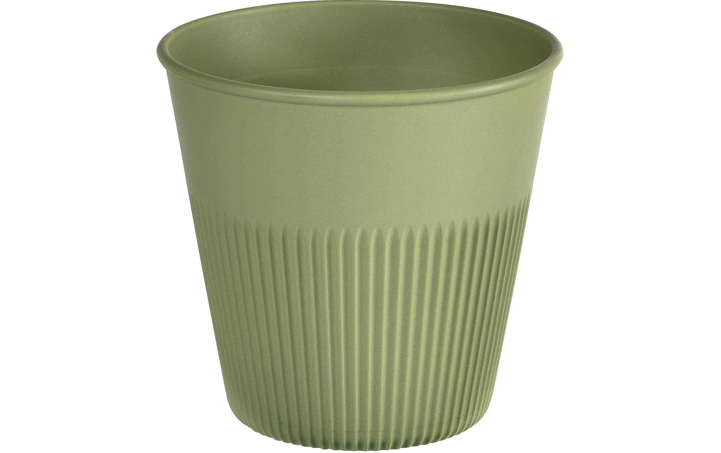 Trinkbecher Hot Stripes 240 ml, 10 Stück, GrünMehrwegbecher