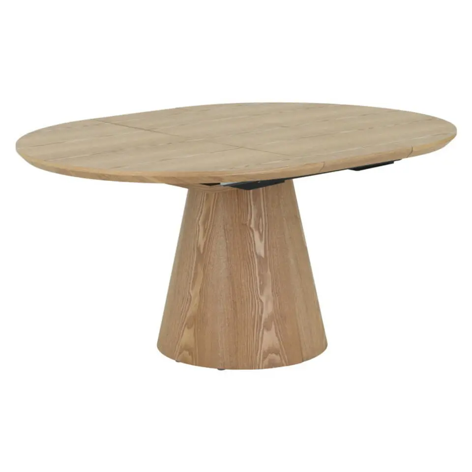 Eettafel - Naturel - Uitschuifbaar - Ø120/160cm - Sivan