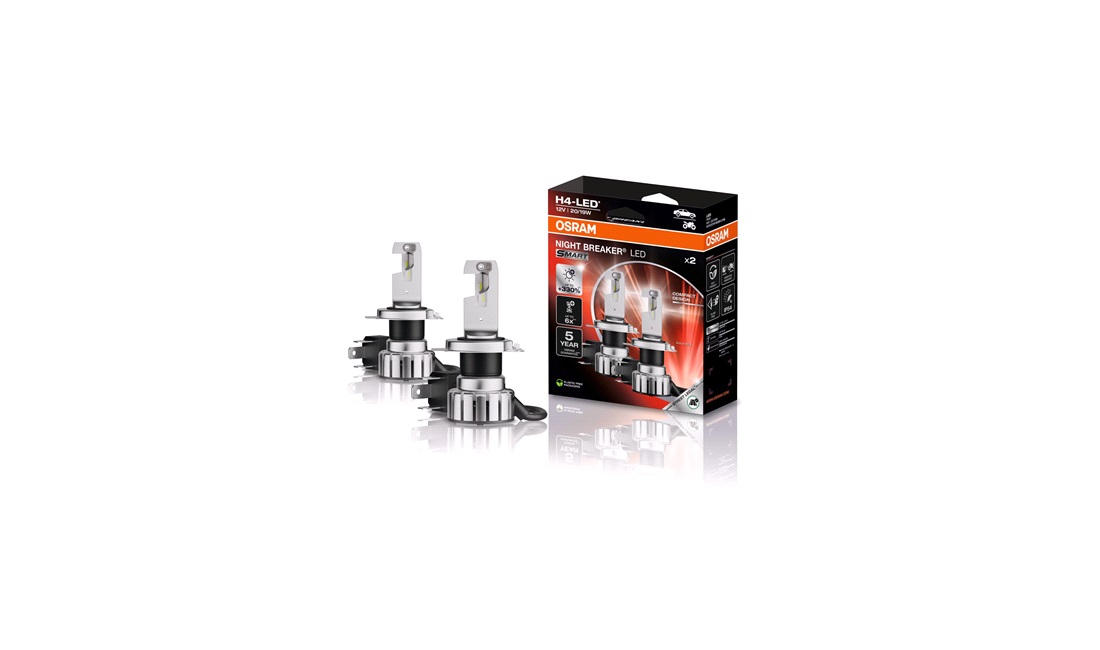 Pæresæt H4 Night Breaker LED Smart - Osram