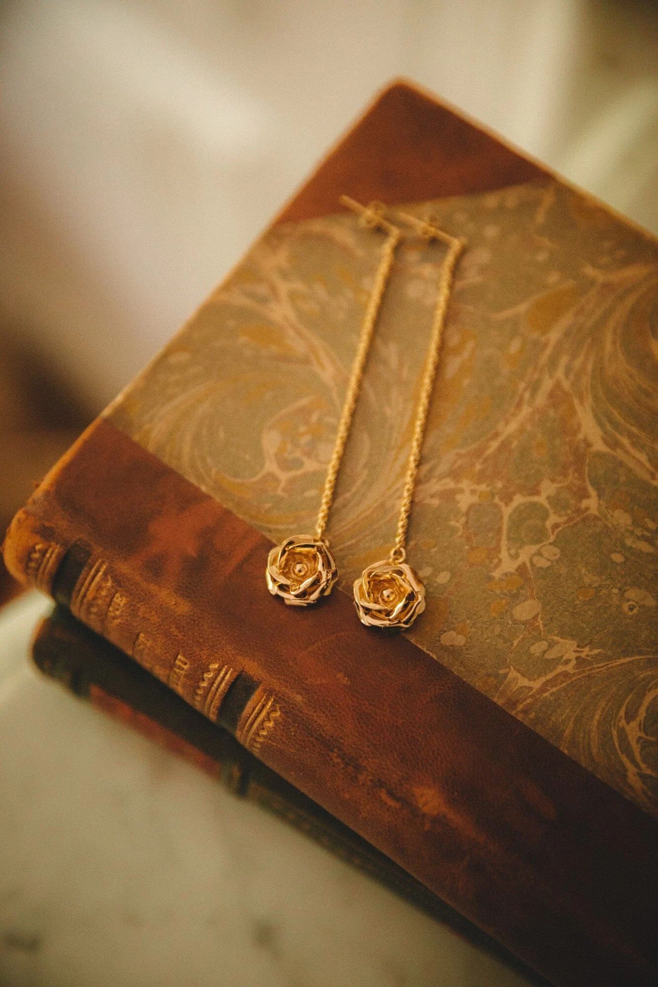 AGLAÉ - Boucles d'oreilles pendantes fleurs plaqué argent | Argent