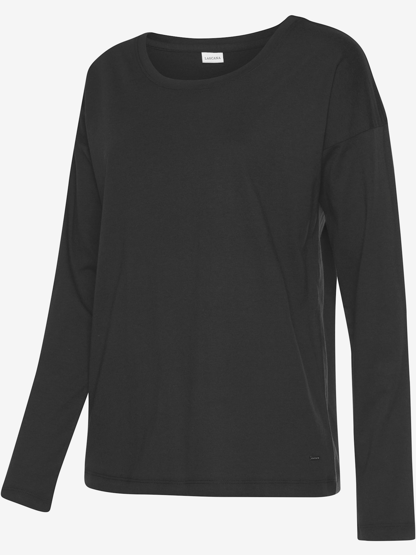 Haut de pyjama t-shirt à manches longues décontracté