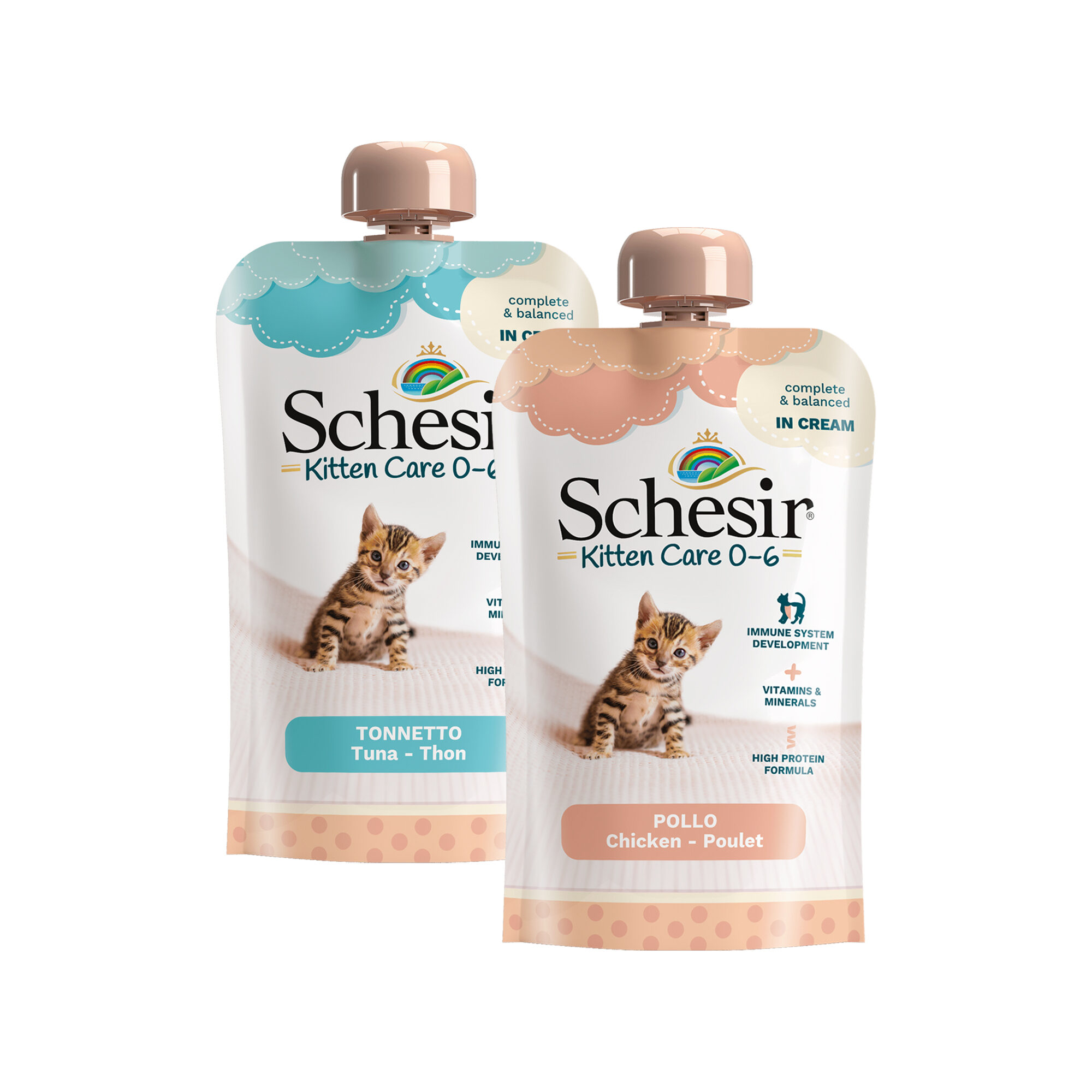 Schesir Kitten Pouch Cream