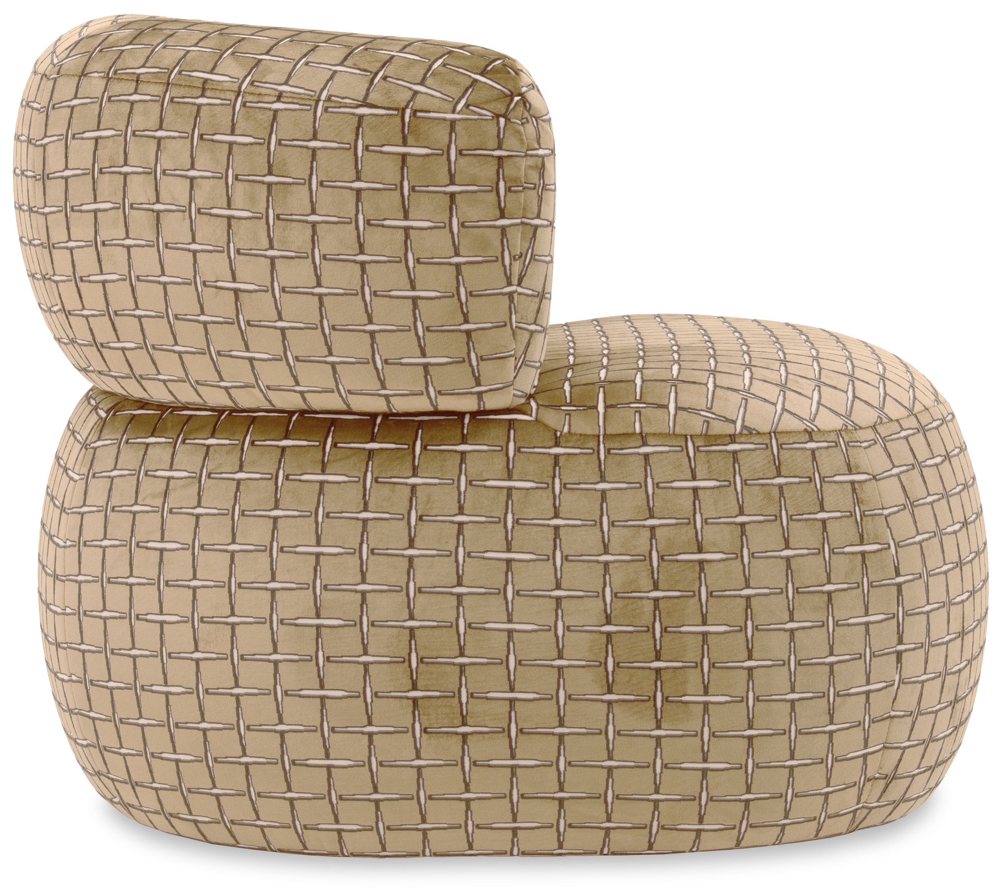 Draaifauteuil Letters B96 x D81 x H77 cm