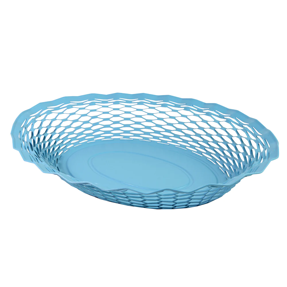 Corbeille à pain bleue 25x18 cm Roger Orfèvre