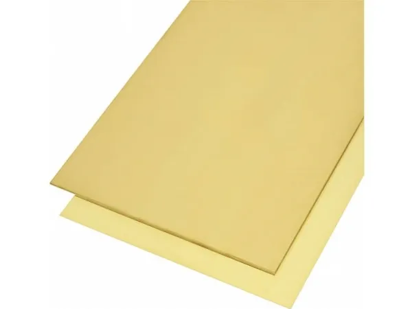 Messing Plade (L x B) 400 mm x 200 mm 2 mm 1 stk