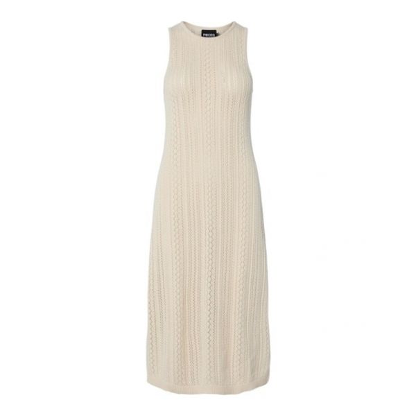 Pieces Vestido Midi Sem Mangas Nuka Birch XS