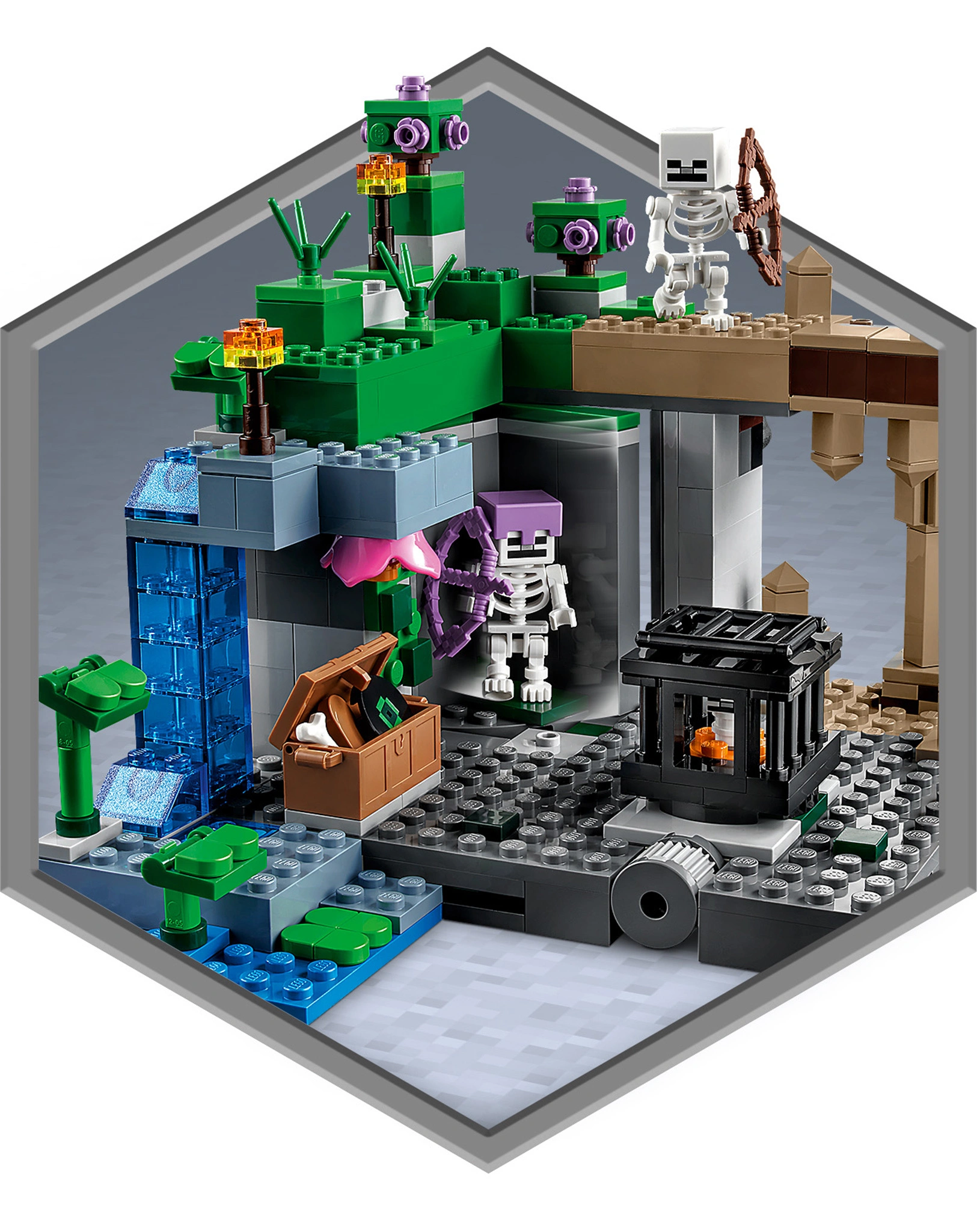 LEGO® Minecraft 21189 Das Skelettverlies