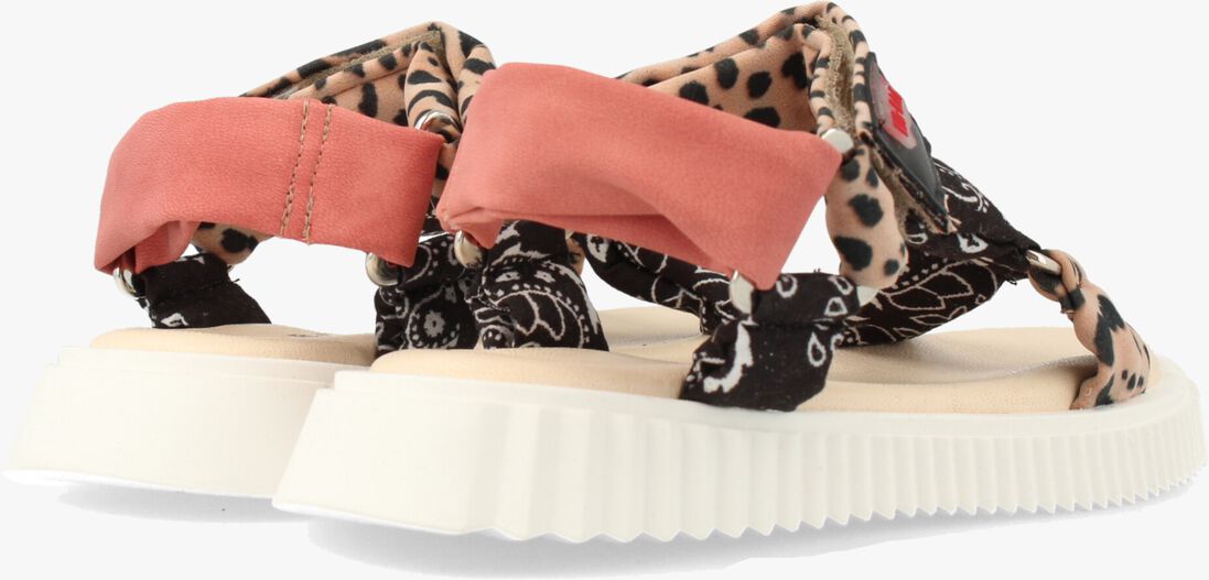 RED-RAG zwarte red-rag sandalen 19368