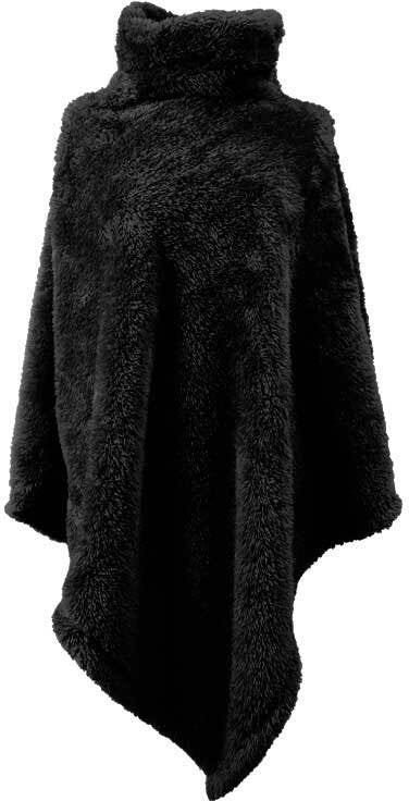 Unique living poncho Dara zwart