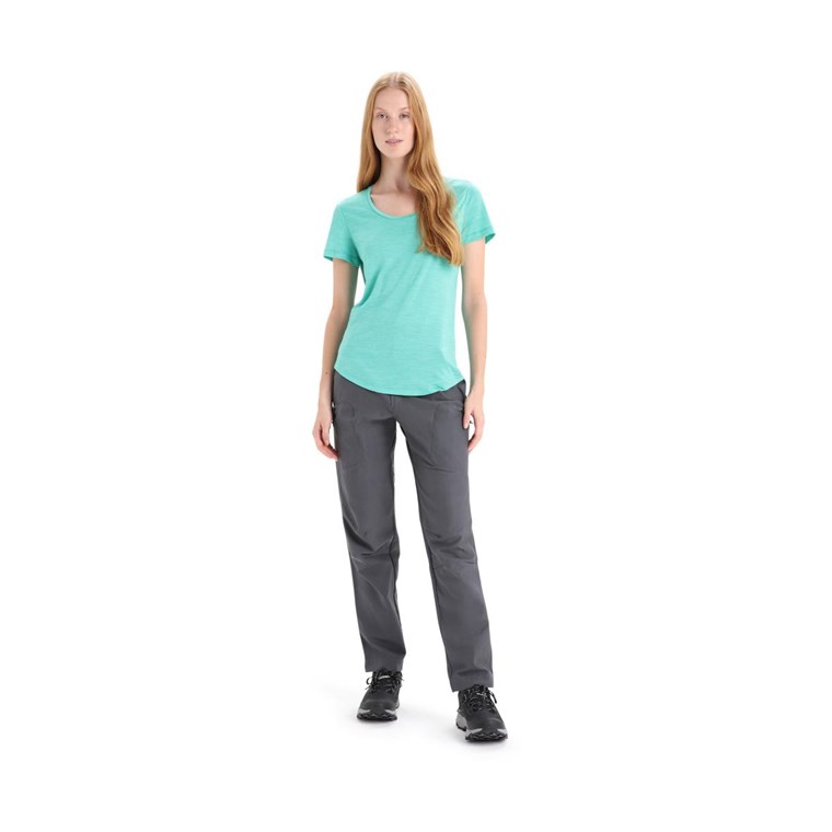 Icebreaker Sphere II SS Scoop Tee Women Fresh Heather