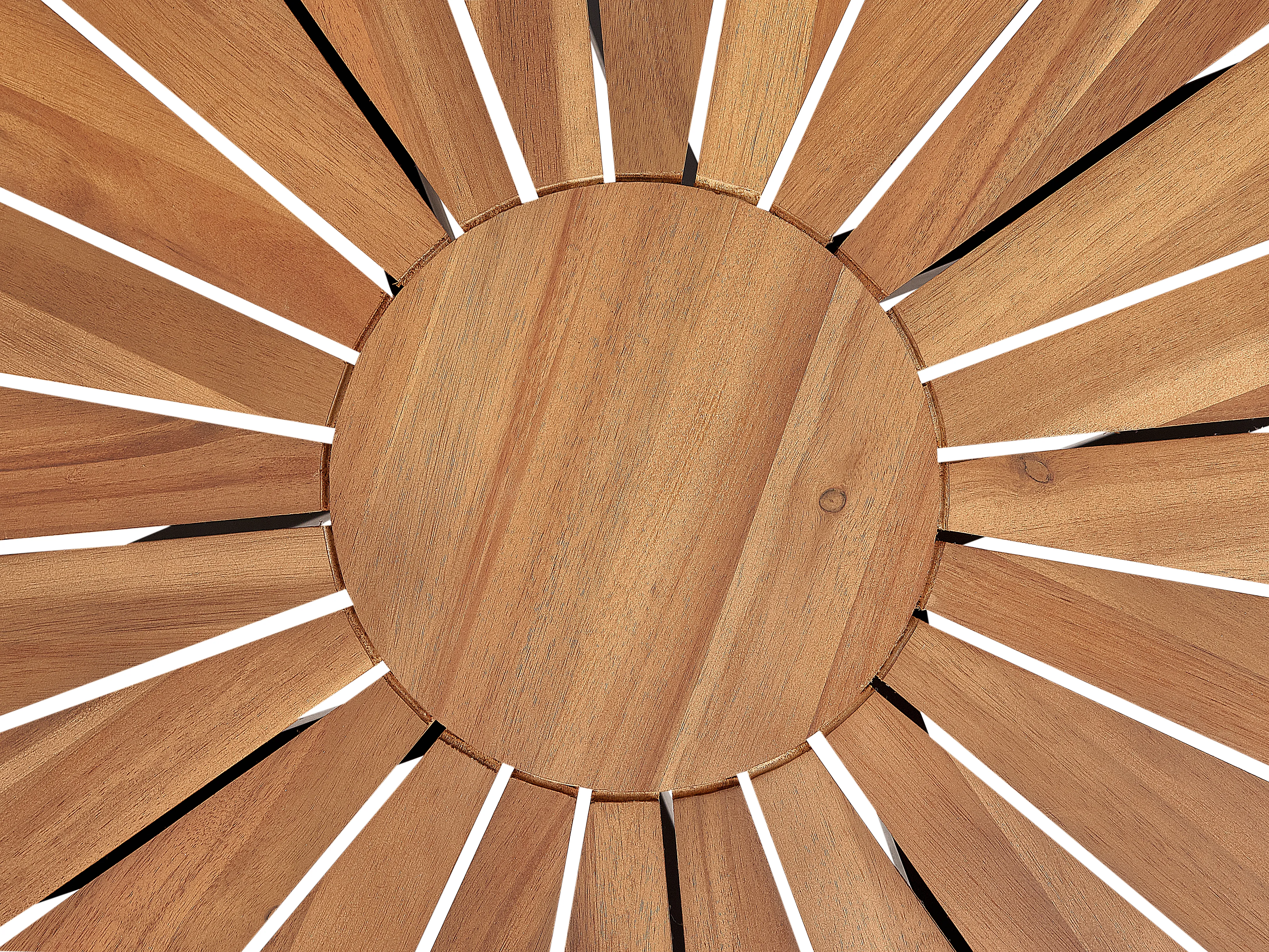 Tuin eettafel CISSONE 110 cm 110 cm Acaciahout Bruin