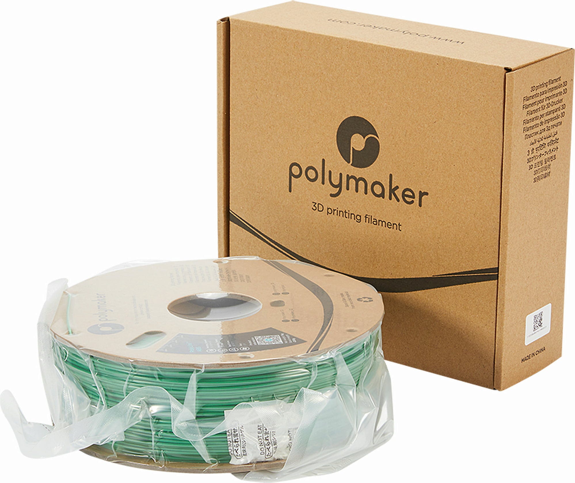 Polymaker  PolyLite ABS Green, 1,75 mm (1.000 g)    Außergewöhnliche Qualität mit PolyLite ABS in Grün