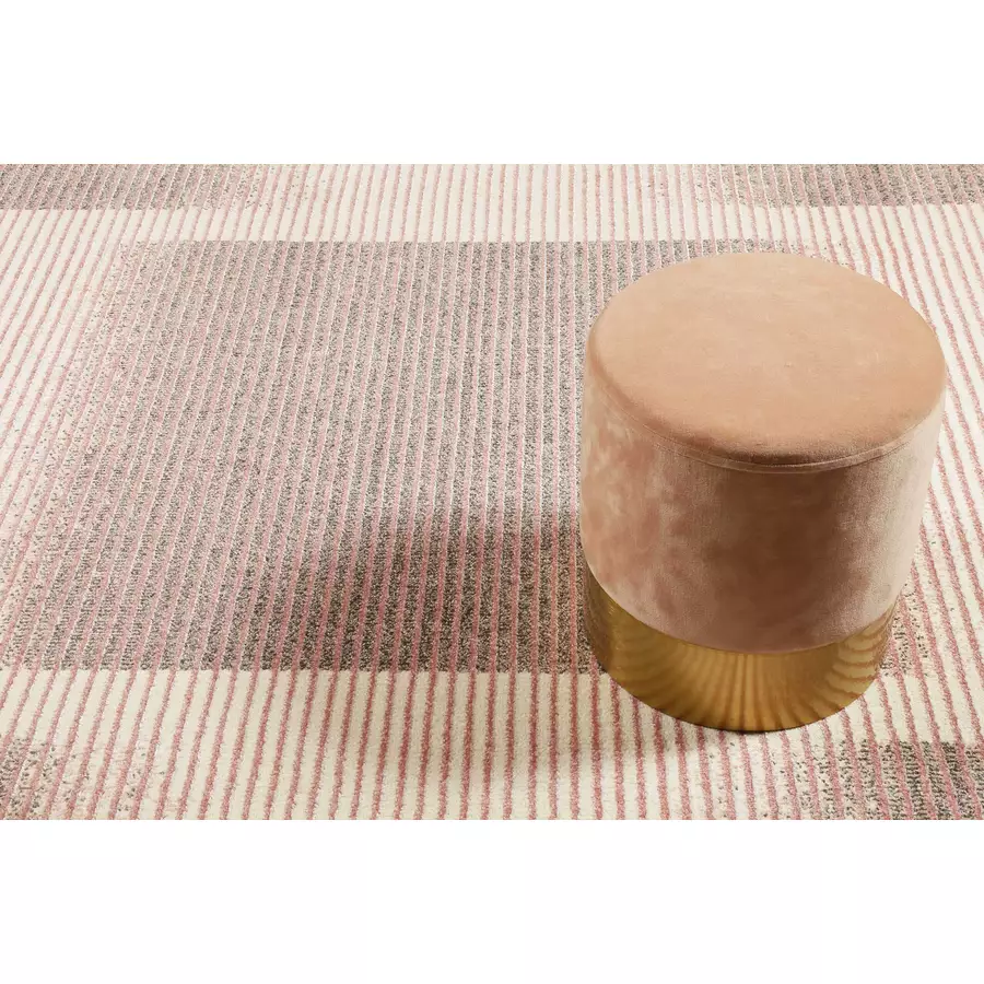 Wecon home Kurzflorteppich Velvet Flow rosa