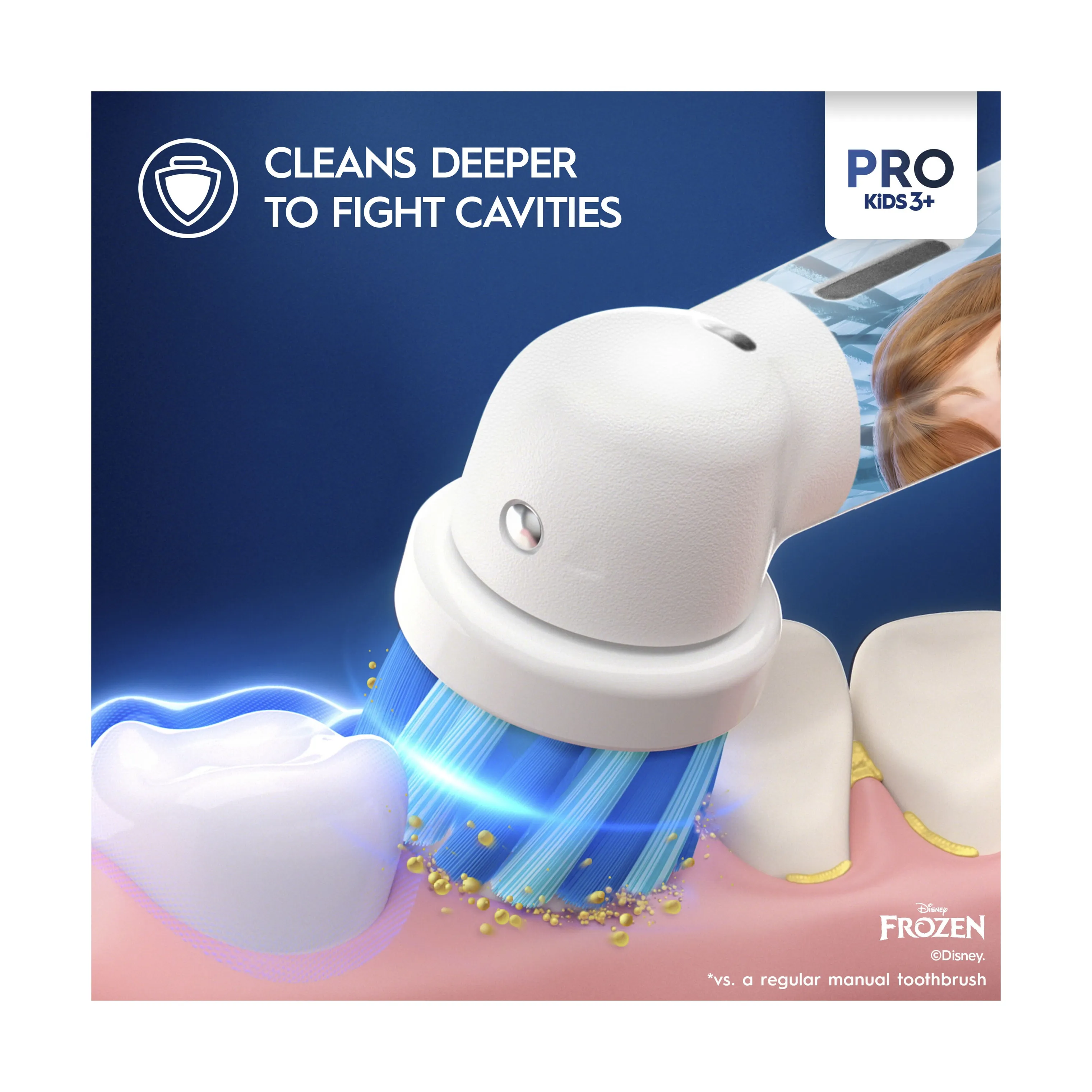 Oral-B Vitality Pro Kids Elektrisk Tandbørste - Frozen
