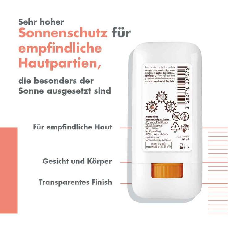 Avene Sunsistick KA SPF 50 + , 20 g