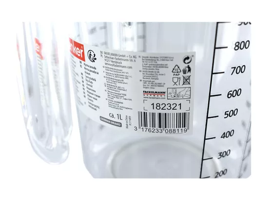 Verre doseur 1 litre Zenker Smart Pastry