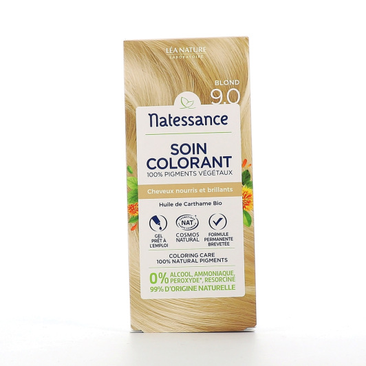 Soin colorant 100% pigments végétaux Natessance